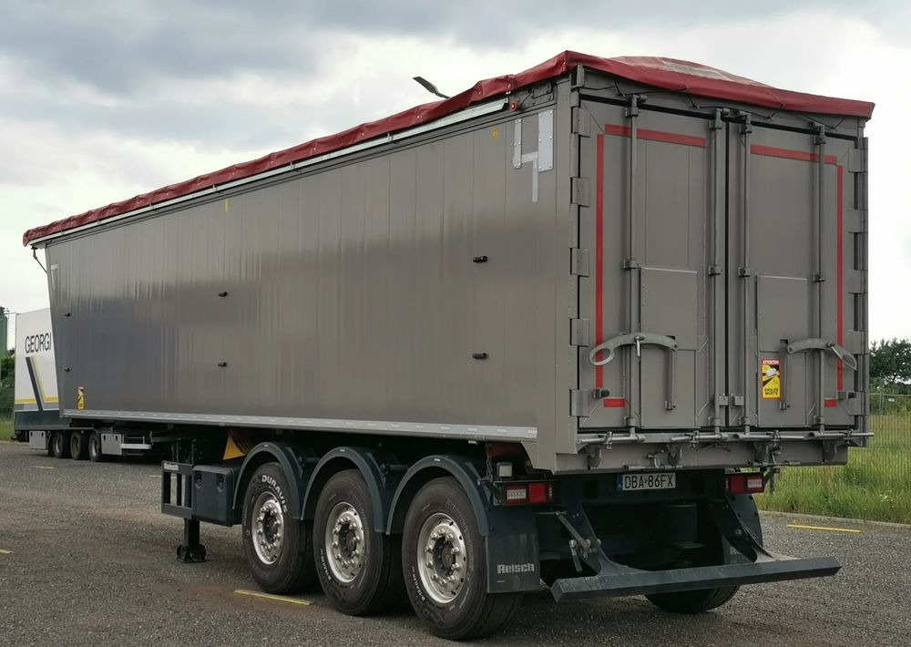 Reisch Aluminiowa 50m3, dach Cramaro manualny - 덤프 세미 트레일러 : 사진 5 Reisch Aluminiowa 50m3, dach Cramaro manualny - 덤프 세미 트레일러 : 사진 5