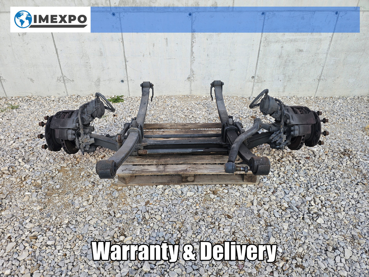 MERCEDES ATEGO MP4 12.XXX EURO 6 / COMPLETE FRONT AXLE - 앞 차축 : 사진 1 MERCEDES ATEGO MP4 12.XXX EURO 6 / COMPLETE FRONT AXLE - 앞 차축 : 사진 1