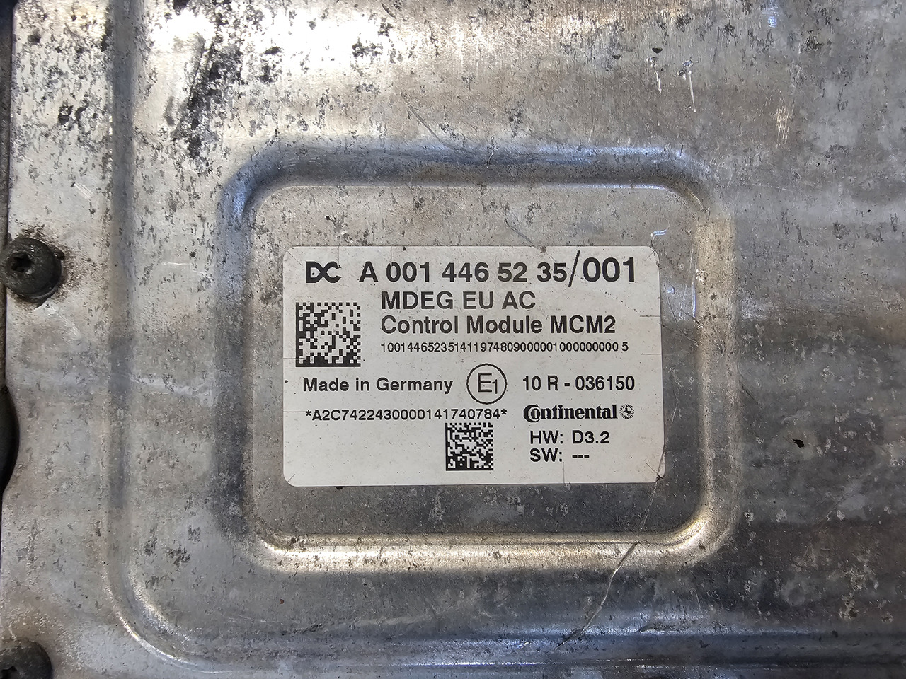 MERCEDES-BENZ ATEGO EURO 6 / OM936 / ENGINE ECU / A0014465235 - ECU : 사진 4 MERCEDES-BENZ ATEGO EURO 6 / OM936 / ENGINE ECU / A0014465235 - ECU : 사진 4