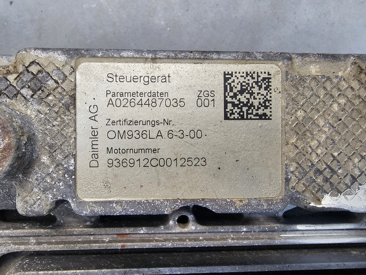 MERCEDES-BENZ ATEGO EURO 6 / OM936 / ENGINE ECU / A0014465235 - ECU : 사진 5 MERCEDES-BENZ ATEGO EURO 6 / OM936 / ENGINE ECU / A0014465235 - ECU : 사진 5