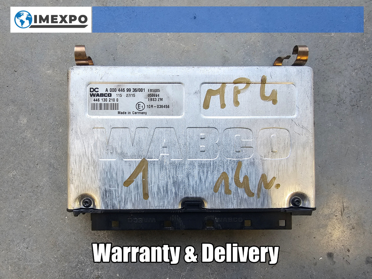 MERCEDES-BENZ ATEGO MP4 EURO 6 / ABS EBS CONTROL UNIT / A0004469936 - ECU : 사진 1 MERCEDES-BENZ ATEGO MP4 EURO 6 / ABS EBS CONTROL UNIT / A0004469936 - ECU : 사진 1