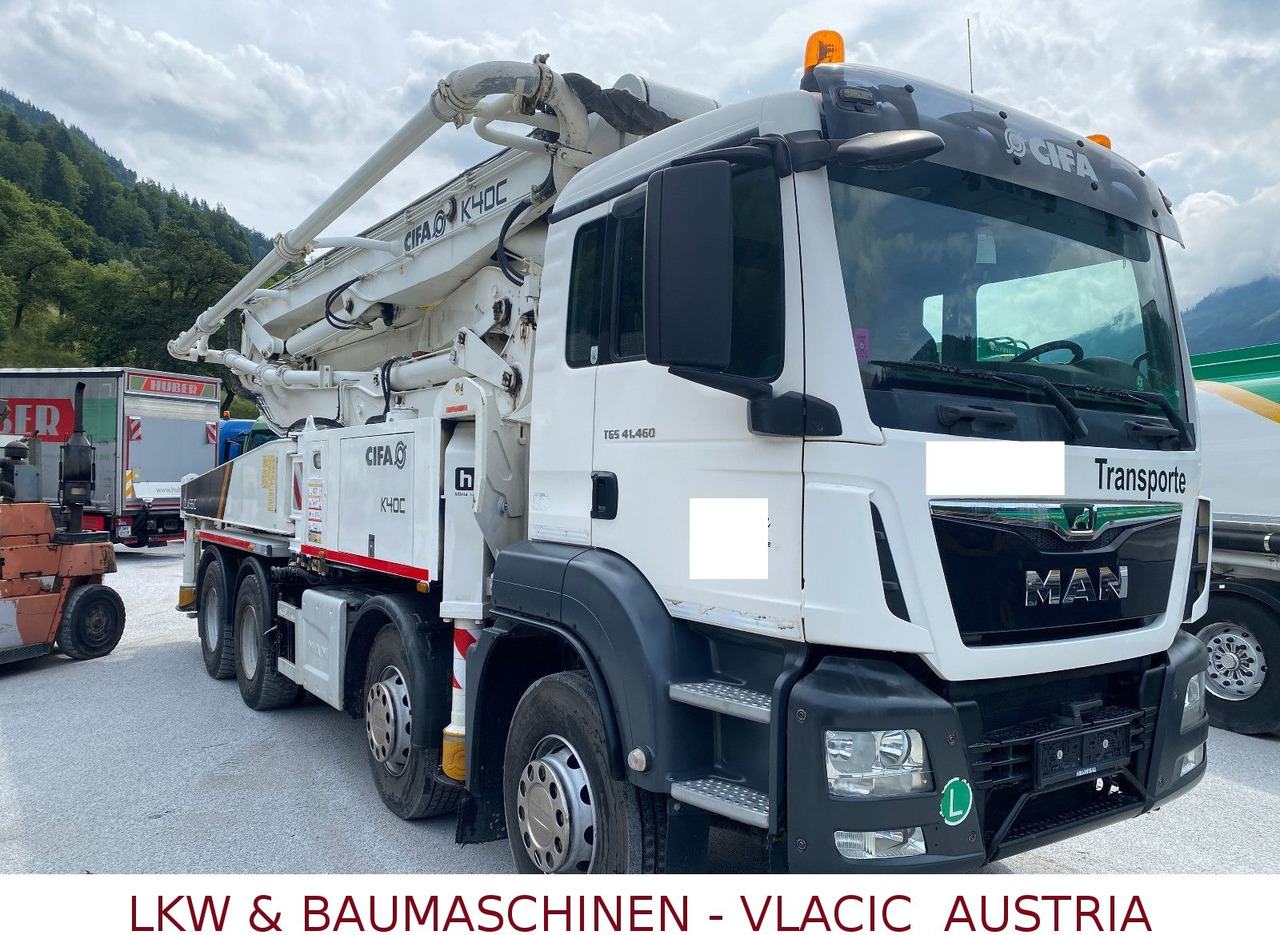 MAN 41.460 CIFA K40C - 콘크리트 펌프 트럭 : 사진 2 MAN 41.460 CIFA K40C - 콘크리트 펌프 트럭 : 사진 2