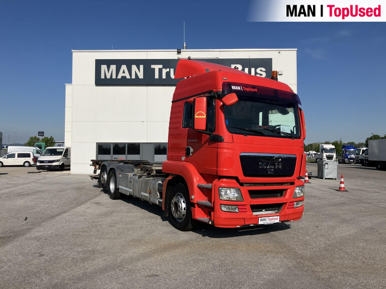 MAN TGS 26.440 6X2-2 LL - 컨테이너 운반 장치/ 스와프 보디 트럭 : 사진 1 MAN TGS 26.440 6X2-2 LL - 컨테이너 운반 장치/ 스와프 보디 트럭 : 사진 1