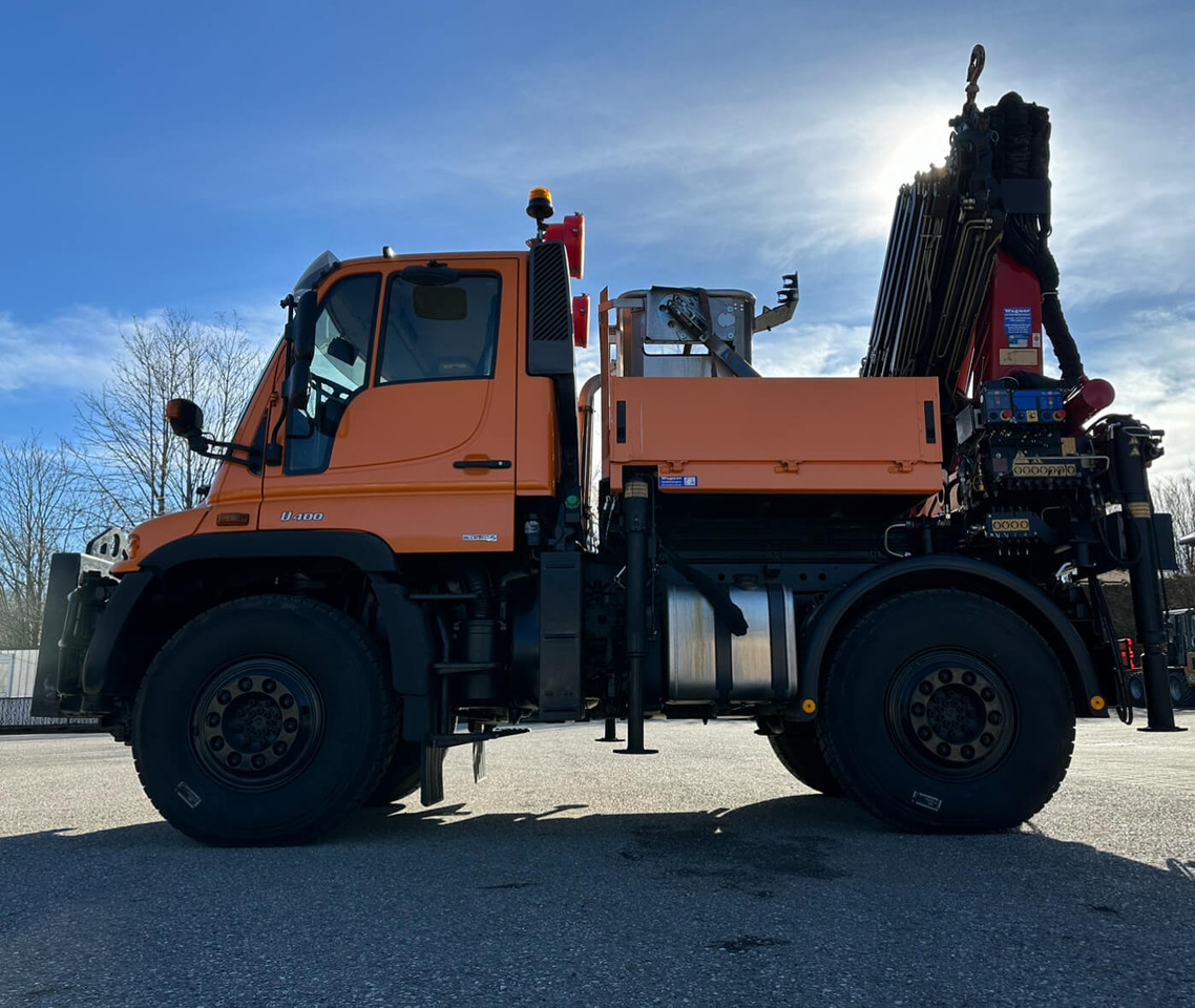 지자체/ 특수 차량 Unimog 400 - U400 405 25177 mit Wechselkran Merced : 사진 8