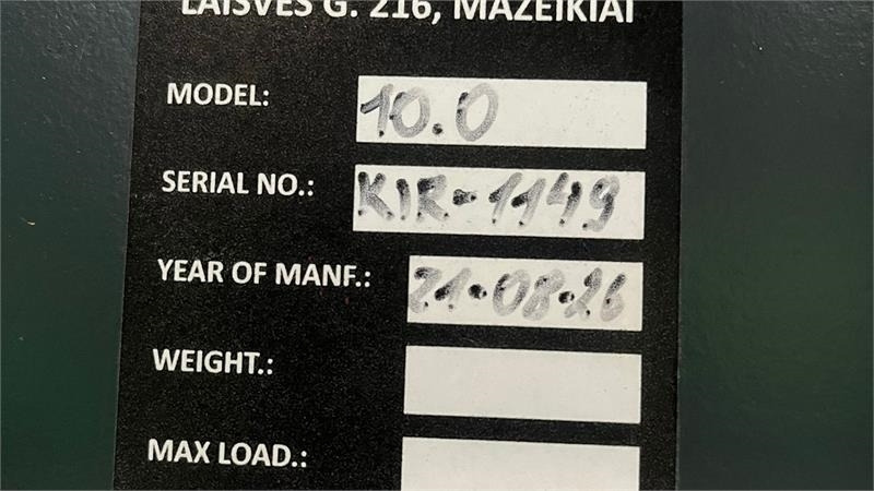 BEAR 10.0 Læsserampe stærk model til 10.000KG - 로딩 램프 : 사진 3 BEAR 10.0 Læsserampe stærk model til 10.000KG - 로딩 램프 : 사진 3