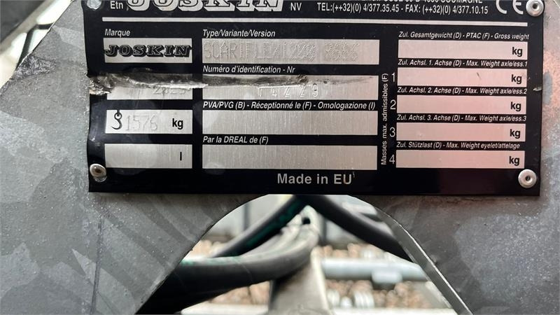 Joskin SCARIFLEX 1200 R6S6 12m bredstrigle med 6rækker tæ - 디스크 해로 : 사진 5 Joskin SCARIFLEX 1200 R6S6 12m bredstrigle med 6rækker tæ - 디스크 해로 : 사진 5