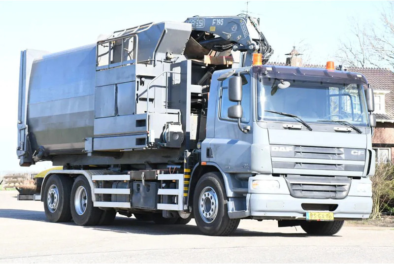 DAF CF75/310 FAN !!KRAAN/HAAK!!PERSCONTAINER!!HIGH PRESURRE CLEANING!!HOGEDRUK REINIGING!!HOCH DRUCK WASHEN SYSTEM!!REINIGING!GEJO B - 후크 리프트 트럭, 크레인 트럭 : 사진 2 DAF CF75/310 FAN !!KRAAN/HAAK!!PERSCONTAINER!!HIGH PRESURRE CLEANING!!HOGEDRUK REINIGING!!HOCH DRUCK WASHEN SYSTEM!!REINIGING!GEJO B - 후크 리프트 트럭, 크레인 트럭 : 사진 2