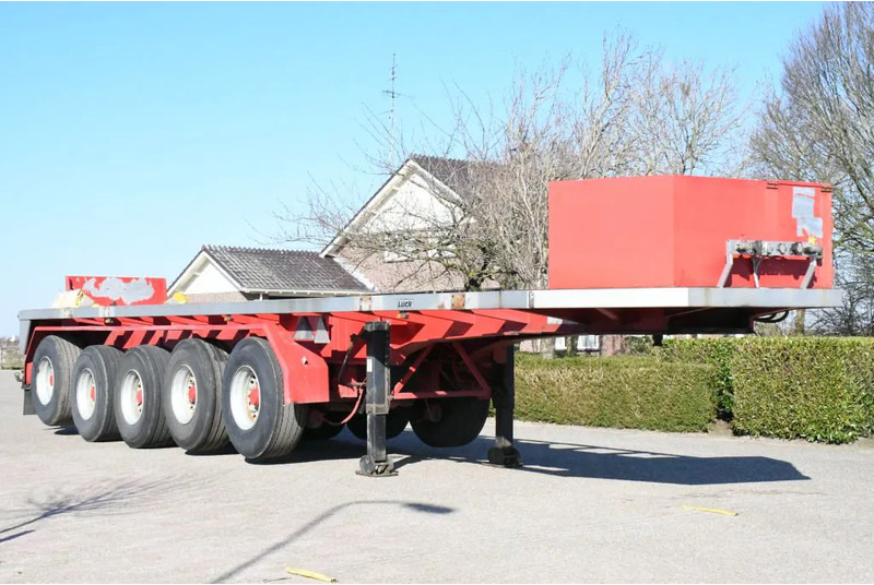 LUECK SPR75/5 5 achse BALLAST TRAILER 3x STEERAXLE!! - 드롭사이드/ 플랫베드 세미 트레일러 : 사진 1 LUECK SPR75/5 5 achse BALLAST TRAILER 3x STEERAXLE!! - 드롭사이드/ 플랫베드 세미 트레일러 : 사진 1