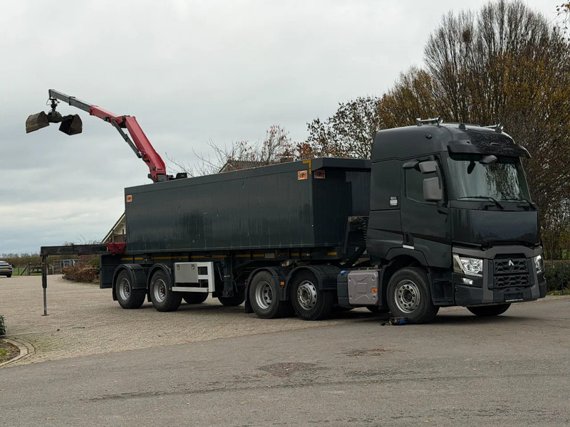 Renault T480 6x2 trekker 262dkm!! TRAILER WITH CRANE FOR SCREED! - 트랙터 유닛 : 사진 5 Renault T480 6x2 trekker 262dkm!! TRAILER WITH CRANE FOR SCREED! - 트랙터 유닛 : 사진 5