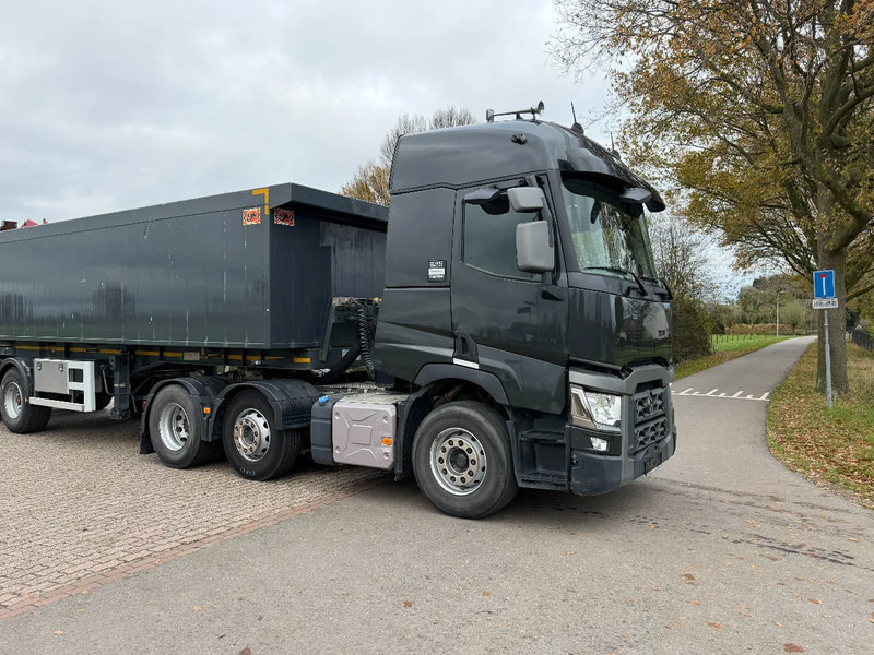 Renault T480 6x2 trekker 262dkm!! TRAILER WITH CRANE FOR SCREED! - 트랙터 유닛 : 사진 4 Renault T480 6x2 trekker 262dkm!! TRAILER WITH CRANE FOR SCREED! - 트랙터 유닛 : 사진 4