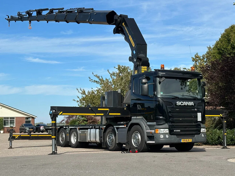 Scania R490 PALFINGER 92TM!! 2017!!ONLY 66TKM!!!NEW!! - 크레인 트럭 : 사진 1 Scania R490 PALFINGER 92TM!! 2017!!ONLY 66TKM!!!NEW!! - 크레인 트럭 : 사진 1