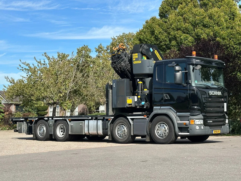 Scania R490 PALFINGER 92TM!! 2017!!ONLY 66TKM!!!NEW!! - 크레인 트럭 : 사진 4 Scania R490 PALFINGER 92TM!! 2017!!ONLY 66TKM!!!NEW!! - 크레인 트럭 : 사진 4