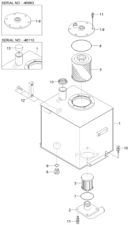 Case 31MJ-01016CG - 31MJ-01016 - 유압 탱크 건설기계 용 : 사진 4 Case 31MJ-01016CG - 31MJ-01016 - 유압 탱크 건설기계 용 : 사진 4
