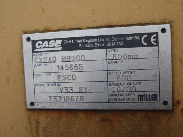 Case 73318678 - 47627466 - 버킷 건설기계 용 : 사진 3 Case 73318678 - 47627466 - 버킷 건설기계 용 : 사진 3