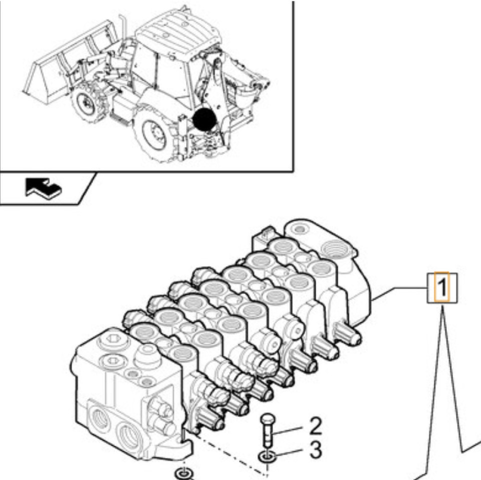 Case 84222517 - 47377730 - 유압 밸브 건설기계 용 : 사진 2 Case 84222517 - 47377730 - 유압 밸브 건설기계 용 : 사진 2