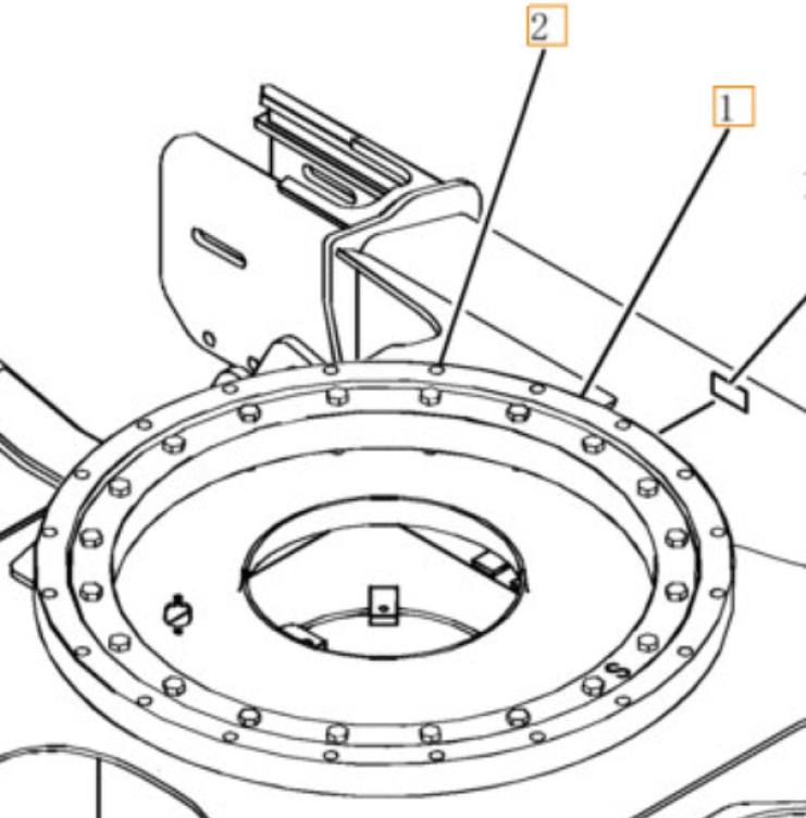 Case PH40F00004F1 - 72284216 - 선회 링 건설기계 용 : 사진 1 Case PH40F00004F1 - 72284216 - 선회 링 건설기계 용 : 사진 1