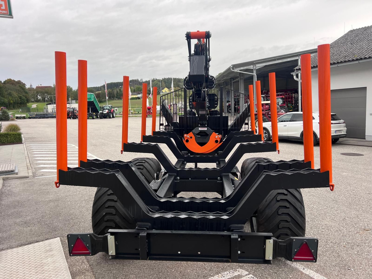 BMF BMF 10T2 mit BMF 850 HP Kran - 임업용 트레일러 : 사진 4 BMF BMF 10T2 mit BMF 850 HP Kran - 임업용 트레일러 : 사진 4