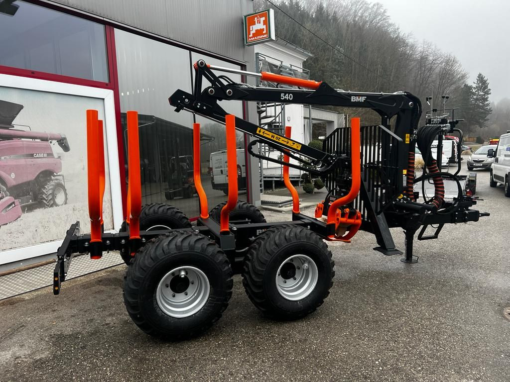 BMF BMF 7T1 mit BMF 540 Kran - 임업용 트레일러 : 사진 2 BMF BMF 7T1 mit BMF 540 Kran - 임업용 트레일러 : 사진 2