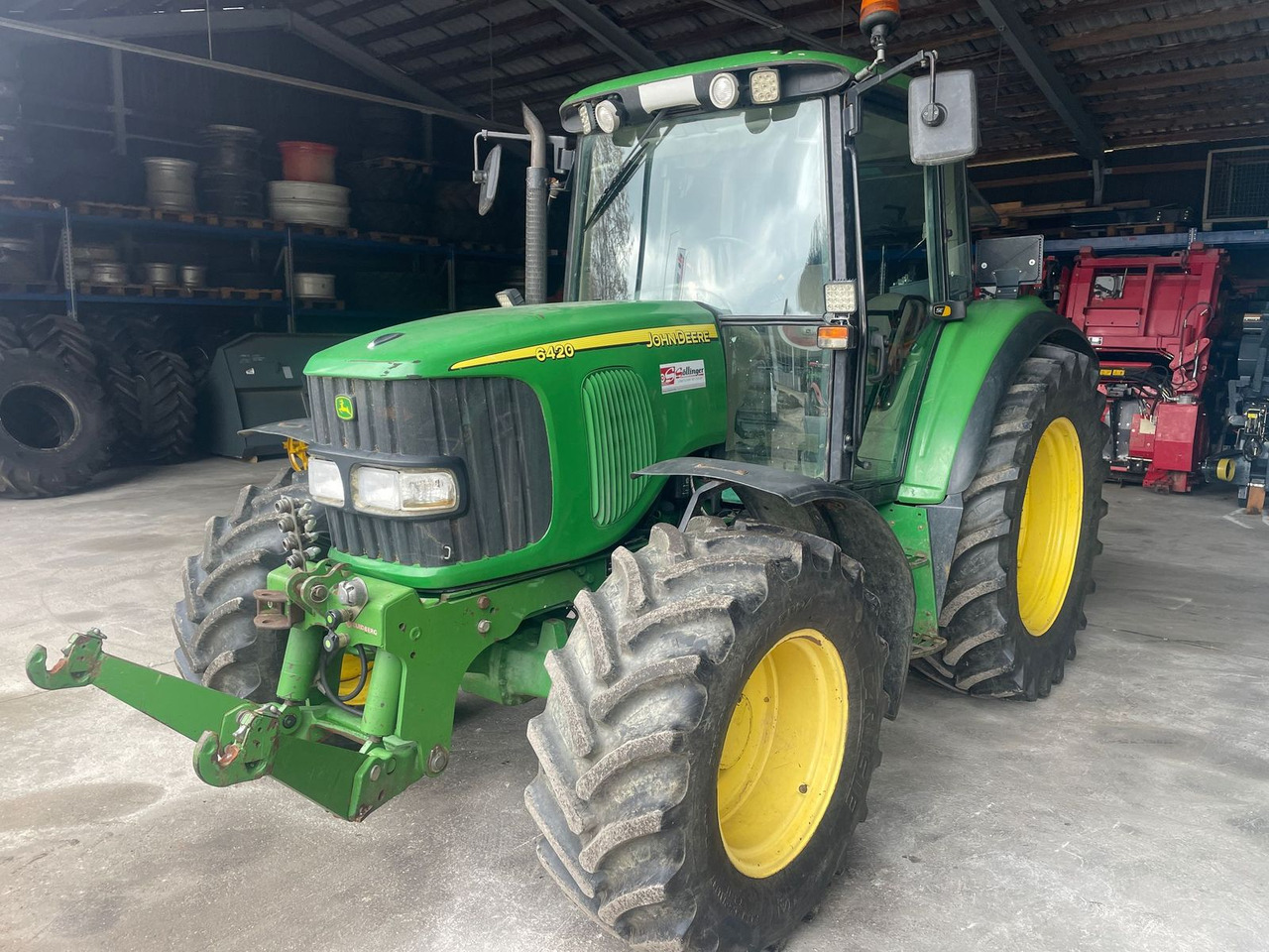 John Deere 6420 SE - 장궤형 트랙터 : 사진 1 John Deere 6420 SE - 장궤형 트랙터 : 사진 1