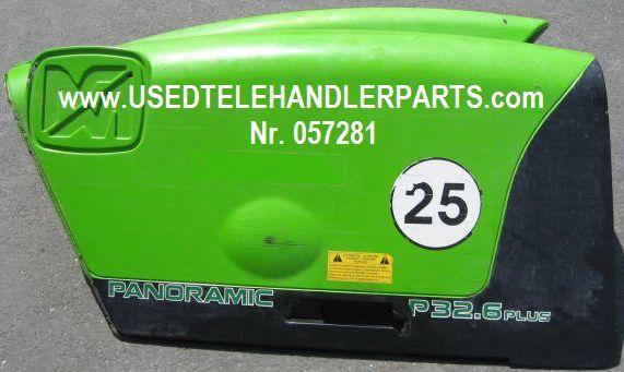 Merlo Nr. 057281 Merlo P 32.6 Merlo P 28.8 - 차양 텔레스코픽 핸들러 용 : 사진 1 Merlo Nr. 057281 Merlo P 32.6 Merlo P 28.8 - 차양 텔레스코픽 핸들러 용 : 사진 1