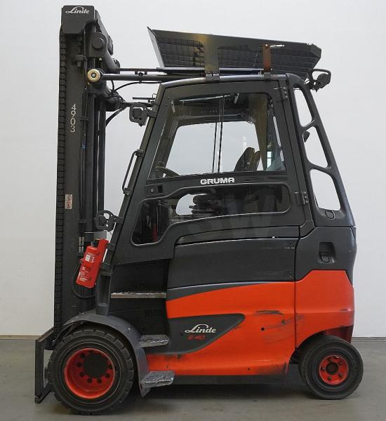 Linde E 40/600 H 388 - 전기 지게차 : 사진 4 Linde E 40/600 H 388 - 전기 지게차 : 사진 4