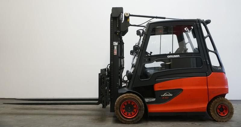 Linde E 50/600 HL 388 - 전기 지게차 : 사진 4 Linde E 50/600 HL 388 - 전기 지게차 : 사진 4