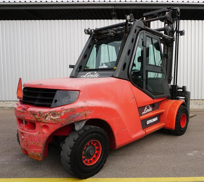 Linde H 80 D/1100 396-02 - 디젤 지게차 : 사진 2 Linde H 80 D/1100 396-02 - 디젤 지게차 : 사진 2