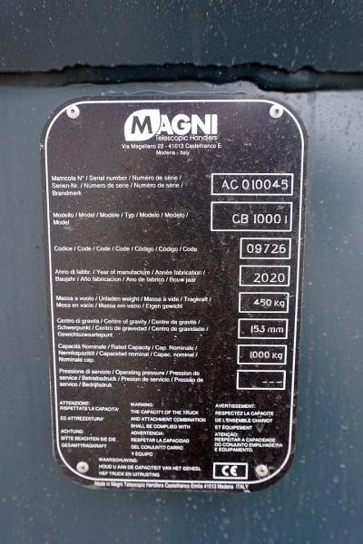 Magni 1000 L - 로더 버킷 : 사진 3 Magni 1000 L - 로더 버킷 : 사진 3