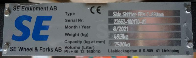 SE EQUIPMENT POLAND Sideshifter SE 0890mm/2500kg/FEM 2 - 보디 및 외관 자재 취급 장비 용 : 사진 2 SE EQUIPMENT POLAND Sideshifter SE 0890mm/2500kg/FEM 2 - 보디 및 외관 자재 취급 장비 용 : 사진 2