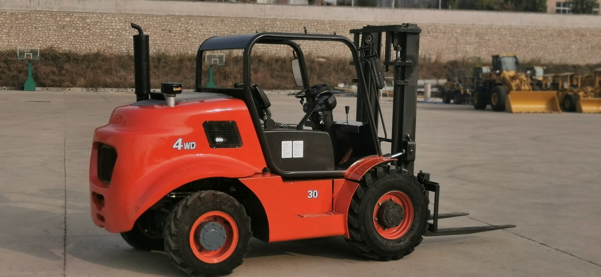 QINGDAO PROMISING 3T 4WD Rough Terrain Forklift CPCD30 - 지형 지게차 : 사진 3 QINGDAO PROMISING 3T 4WD Rough Terrain Forklift CPCD30 - 지형 지게차 : 사진 3