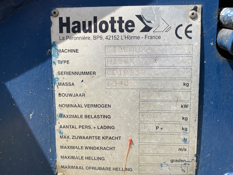 Haulotte H 15 SX - 시저 리프트 : 사진 3 Haulotte H 15 SX - 시저 리프트 : 사진 3