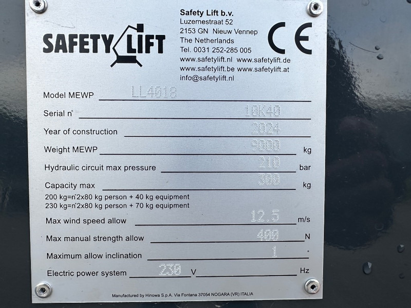 Hinowa Lightlift 40.18 - 관절 붐 : 사진 3 Hinowa Lightlift 40.18 - 관절 붐 : 사진 3