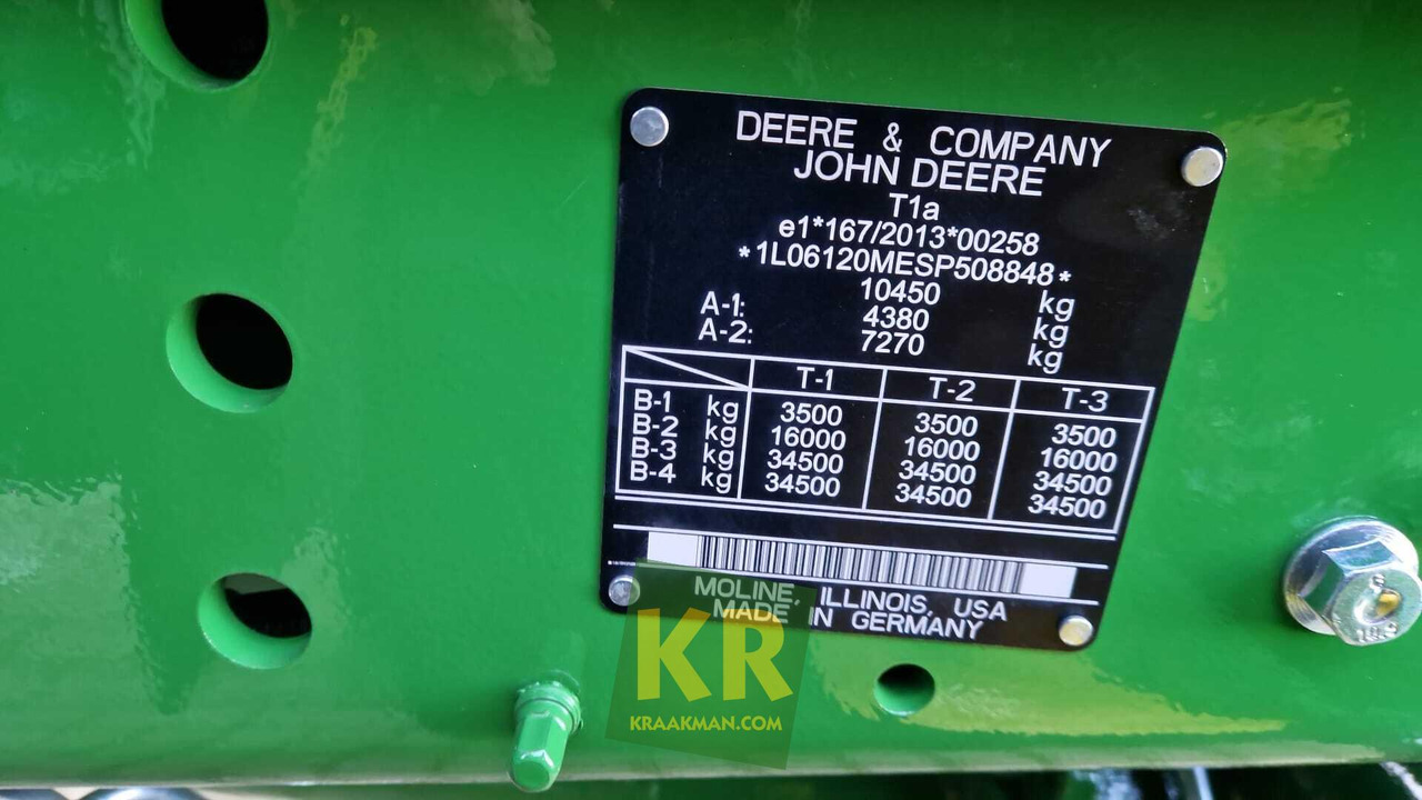 John Deere 6120M - 장궤형 트랙터 : 사진 5 John Deere 6120M - 장궤형 트랙터 : 사진 5