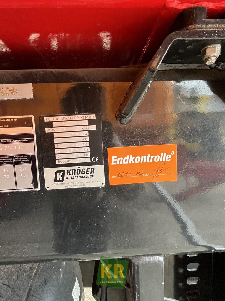 Kröger Overig - 농장 티핑 트레일러/ 덤프 : 사진 4 Kröger Overig - 농장 티핑 트레일러/ 덤프 : 사진 4