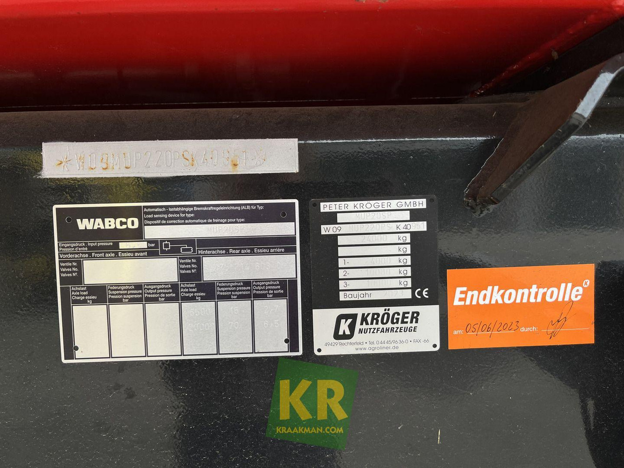 Overig Kröger - 농장 티핑 트레일러/ 덤프 : 사진 3 Overig Kröger - 농장 티핑 트레일러/ 덤프 : 사진 3