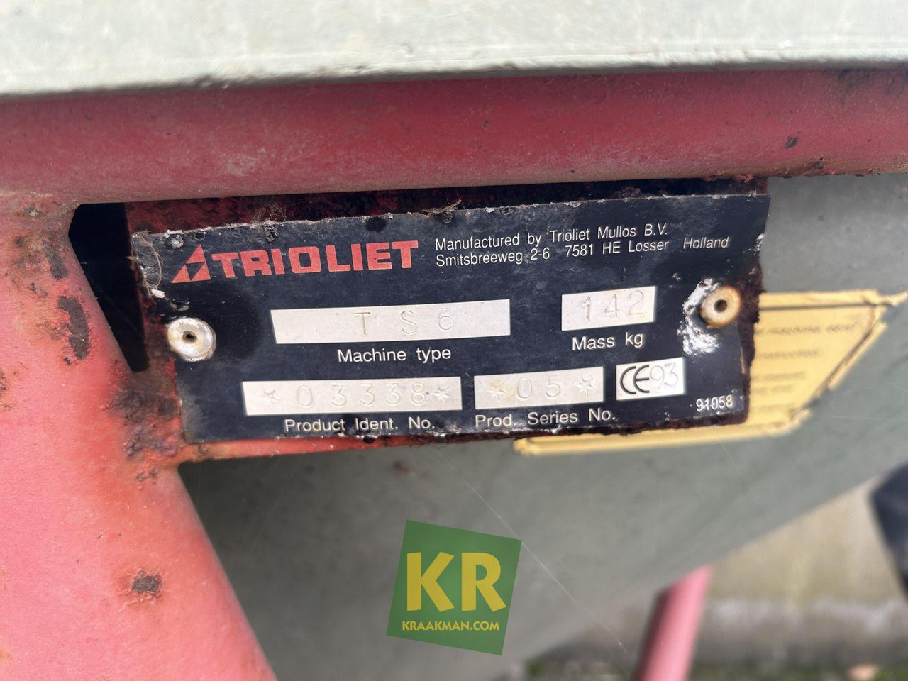 Trioliet TS6 - 비료 스프레더 : 사진 5 Trioliet TS6 - 비료 스프레더 : 사진 5
