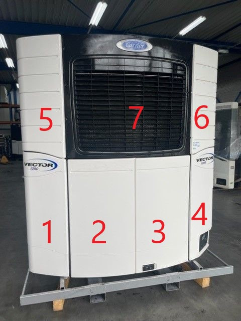 Carrier Vector Panels - 냉장고 유닛 : 사진 1 Carrier Vector Panels - 냉장고 유닛 : 사진 1