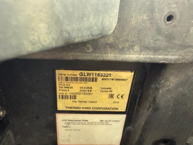 Thermo King T-600 S/N : GLW1153221 - 냉장고 유닛 : 사진 2 Thermo King T-600 S/N : GLW1153221 - 냉장고 유닛 : 사진 2