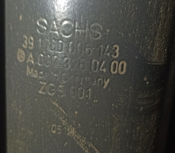 MERCEDES-BENZ Actros MP2 MP3 0073260400 SACHS 131852 - 쇼크 업소버 트럭 용 : 사진 2 MERCEDES-BENZ Actros MP2 MP3 0073260400 SACHS 131852 - 쇼크 업소버 트럭 용 : 사진 2