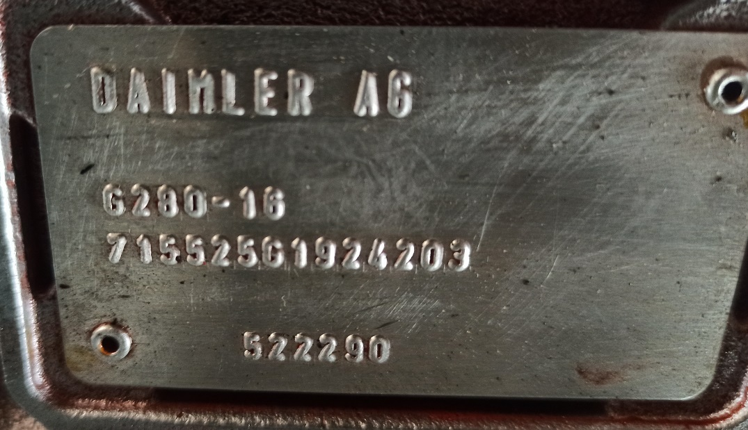 MERCEDES-BENZ G280-16 ACTROS MP3 - 기어박스 및 부품 트럭 용 : 사진 4 MERCEDES-BENZ G280-16 ACTROS MP3 - 기어박스 및 부품 트럭 용 : 사진 4