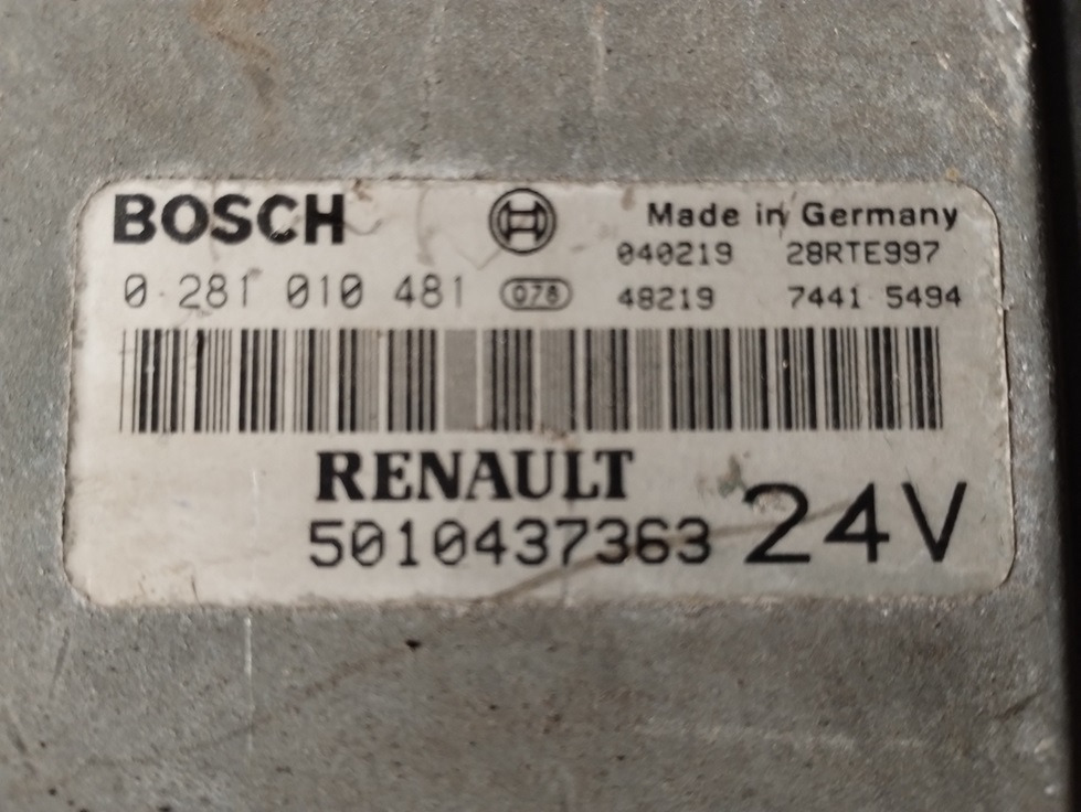 STEROWNIK SILNIKA RENAULT MAGNUM 440 MACK 0281010481 5010437363 - ECU : 사진 2 STEROWNIK SILNIKA RENAULT MAGNUM 440 MACK 0281010481 5010437363 - ECU : 사진 2