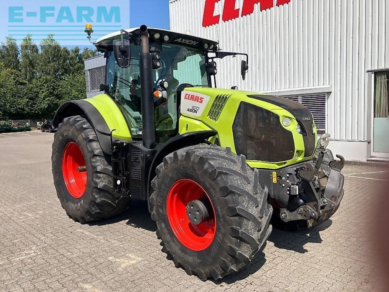 장궤형 트랙터 CLAAS axion 870 : 사진 6