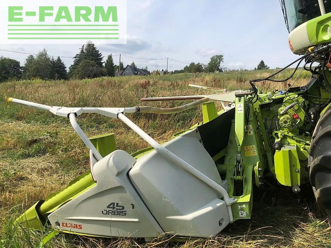 콤바인 헤더 트레일러 CLAAS orbis 450 : 사진 9
