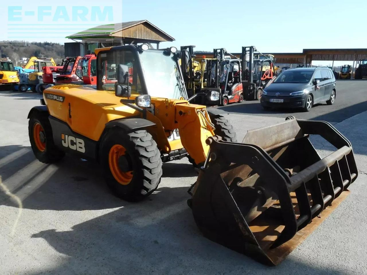JCB 525-60 agriplus mit greiferschaufel und paletten - 텔레스코픽 핸들러 : 사진 5 JCB 525-60 agriplus mit greiferschaufel und paletten - 텔레스코픽 핸들러 : 사진 5
