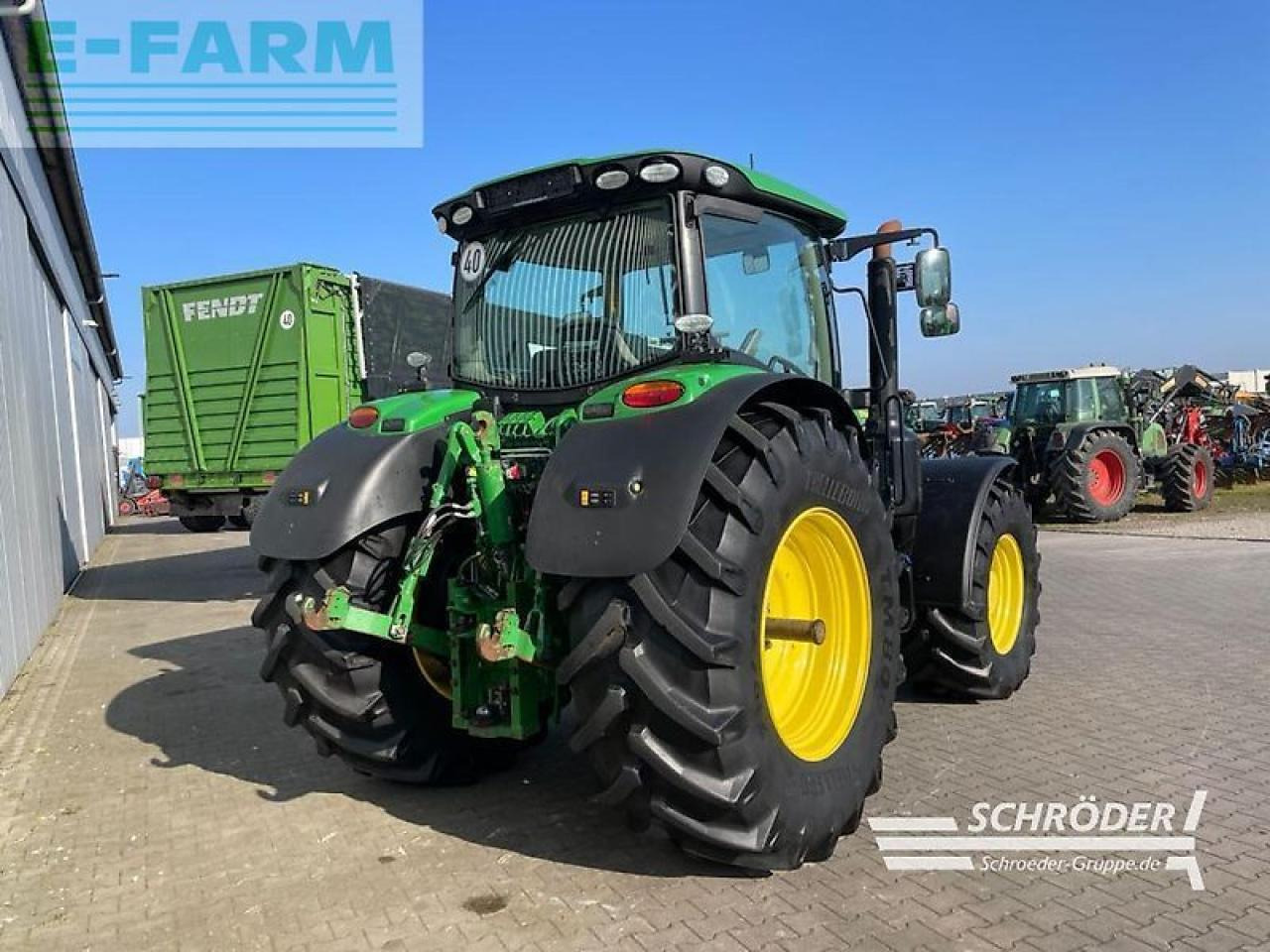 John Deere 6155 r - 장궤형 트랙터 : 사진 3 John Deere 6155 r - 장궤형 트랙터 : 사진 3