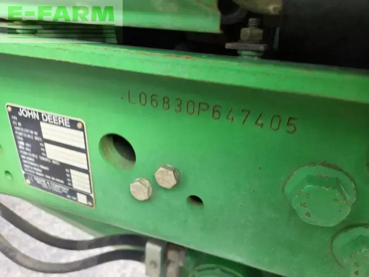 John Deere 6830 premium - 장궤형 트랙터 : 사진 2 John Deere 6830 premium - 장궤형 트랙터 : 사진 2