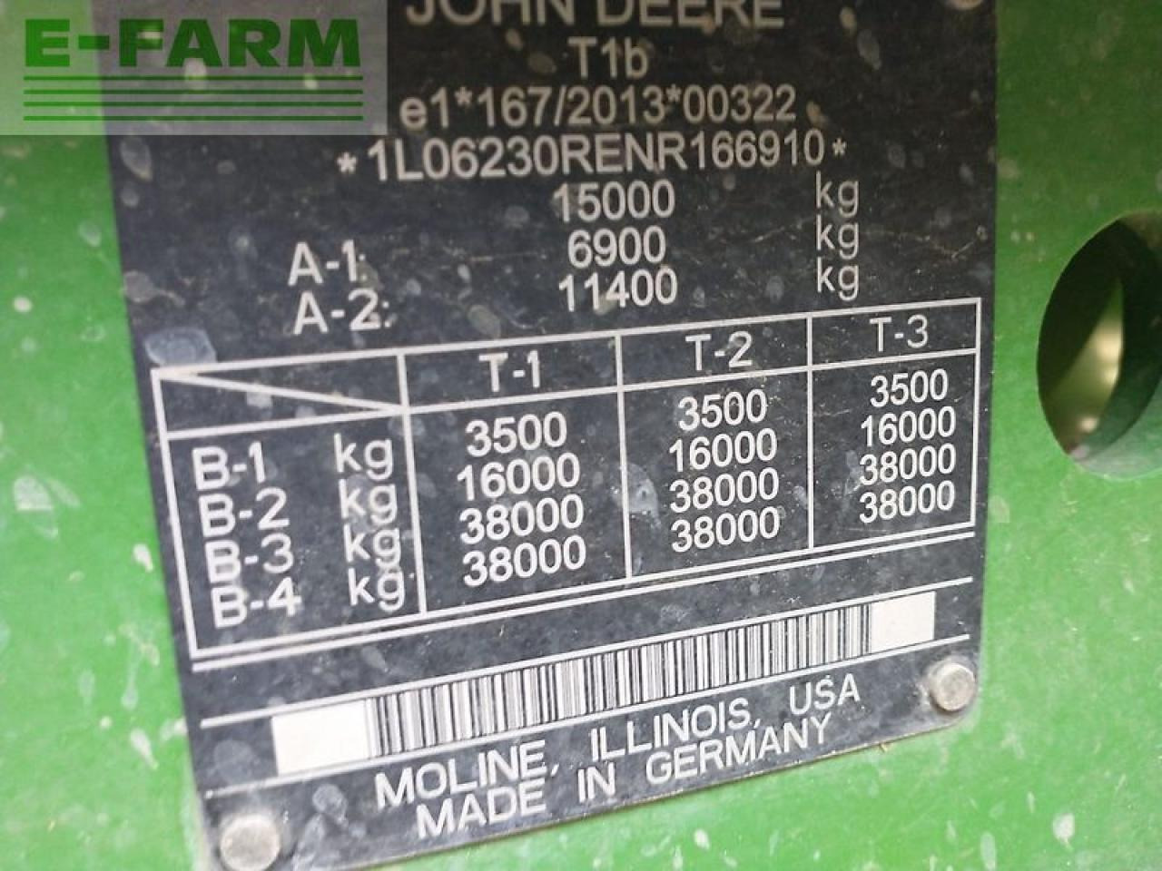 John Deere 6r230 - 장궤형 트랙터 : 사진 3 John Deere 6r230 - 장궤형 트랙터 : 사진 3