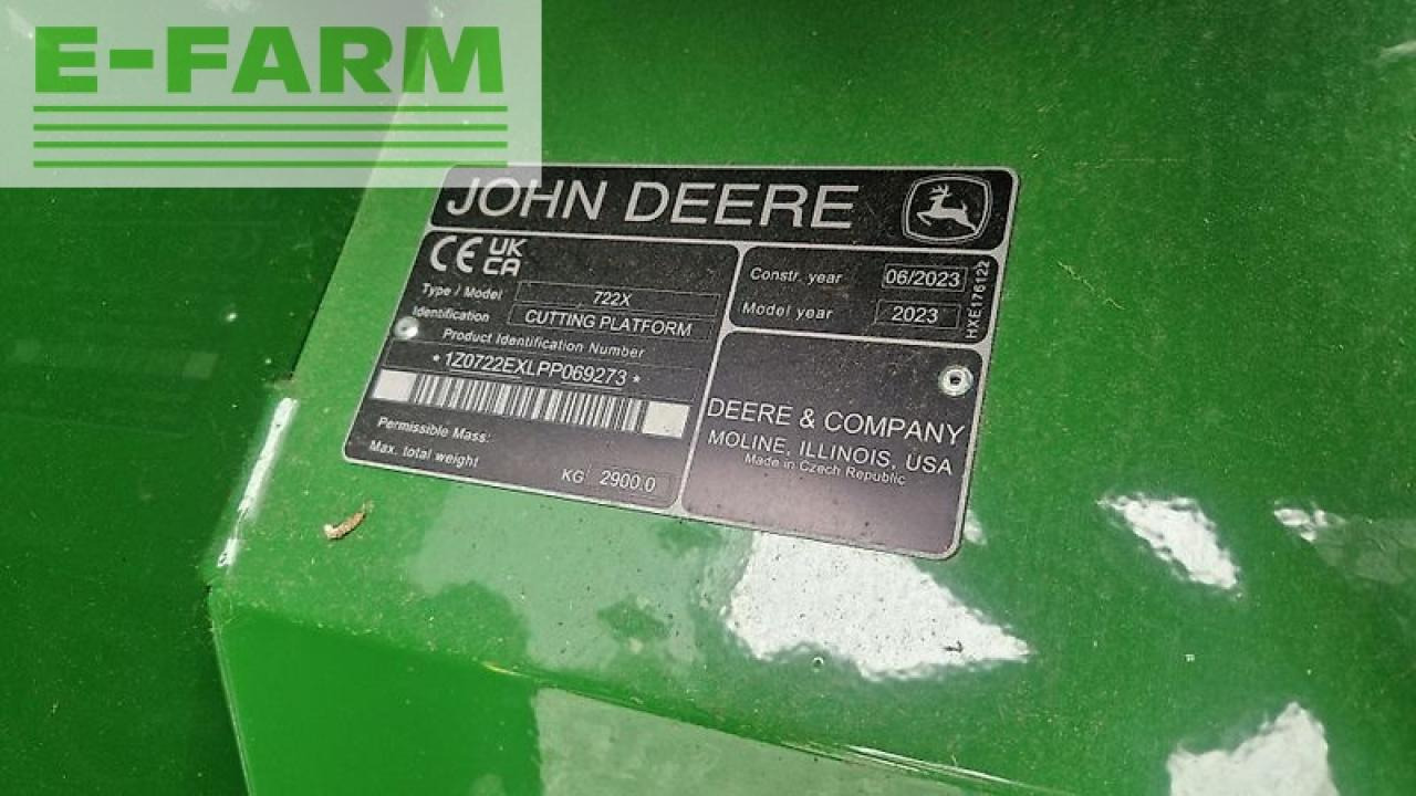 목초수확기 John Deere t550 levelland mit 722x : 사진 15