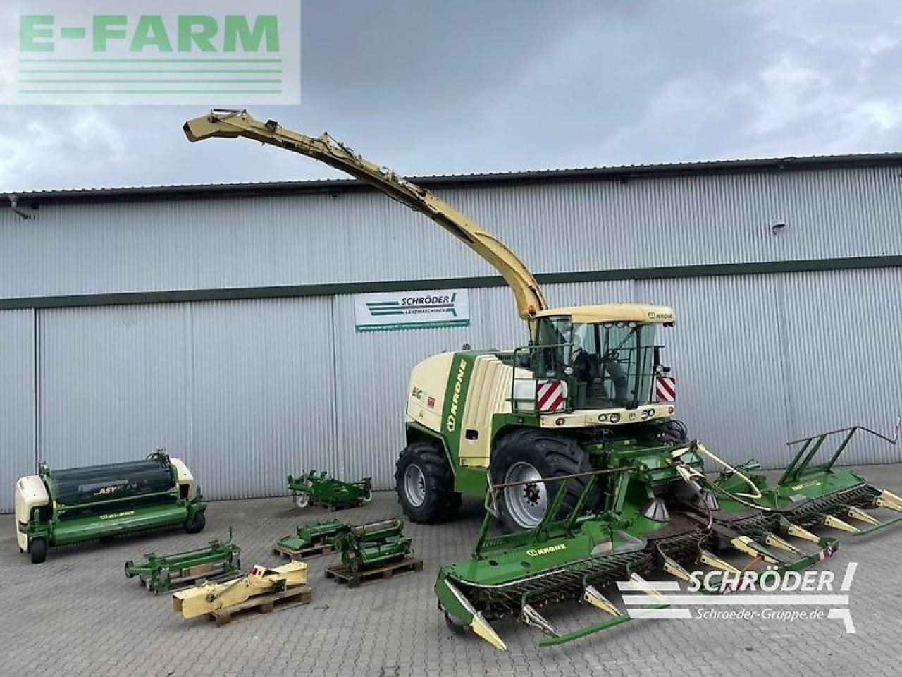 Krone big x 700 + easycollect 903 + easyflow - 견인식 목초수확기 : 사진 1 Krone big x 700 + easycollect 903 + easyflow - 견인식 목초수확기 : 사진 1