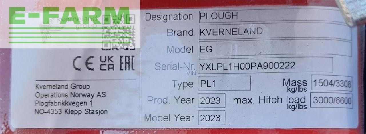 심토경운기 Kverneland eg-100/200-28 4 furet : 사진 6